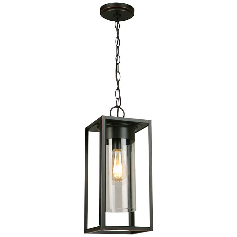 Image 5 Walker Hill 17 3/4"H Oil-Rubbed Bronze Outdoor Hanging Light more views