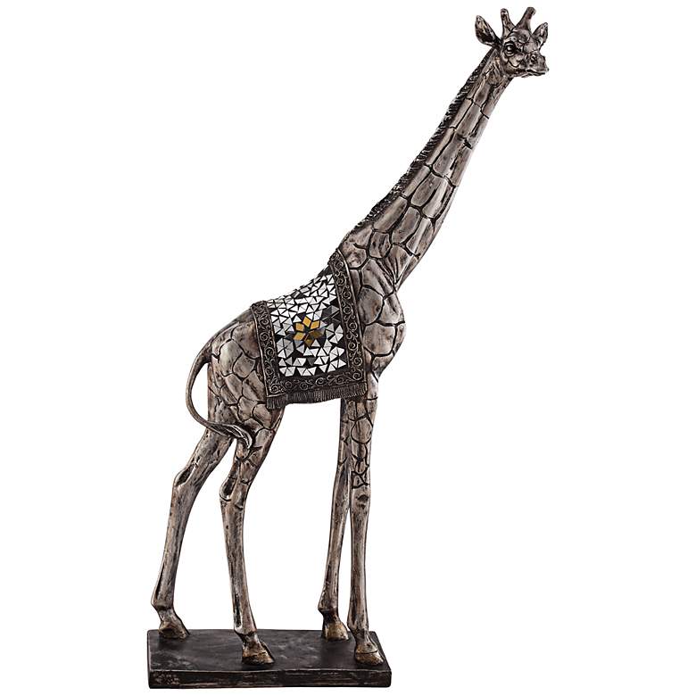 Image 1 Walking Giraffe 28 1/4 inch High Statue