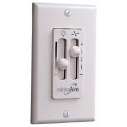 WALL CONTROL 4SPEED W/LIGHT(3 WIRE)