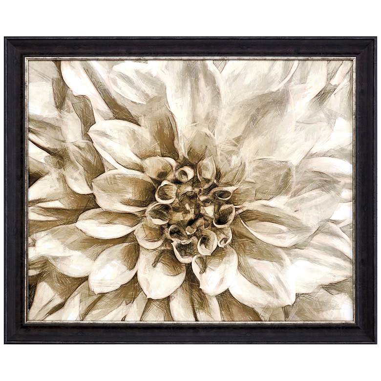 Image 1 Wall Flower I 46 inch Wide Rectangular Giclee Framed Wall Art