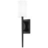 Wallace 24 1/2" High Black Iron Wall Sconce