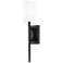 Wallace 24 1/2" High Black Iron Wall Sconce