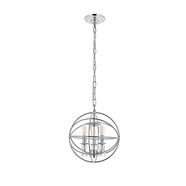 Image 7 Wallace 3 Lt Chrome Pendant more views