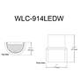 4_Wallace 9.25" High Aged Brass 14W Wall Sconce more views