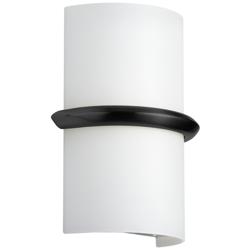 Wallace 9.25&quot; High Matte Black 14W Wall Sconce
