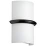 Wallace 9.25" High Matte Black 14W Wall Sconce