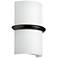Wallace 9.25" High Matte Black 14W Wall Sconce