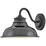 Wallace 9 1/2" High Museum Black LED Outdoor Barn Wall Light