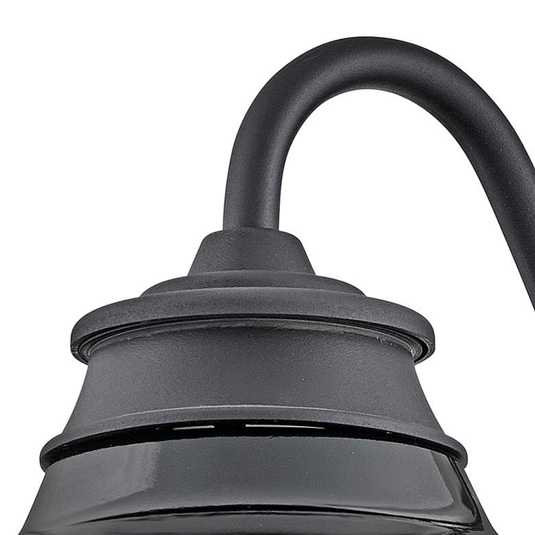 Image 3 Wallace 9 1/2" High Museum Black LED Outdoor Barn Wall Light more views