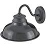 7_Wallace 9 1/2" High Museum Black LED Outdoor Barn Wall Light more views