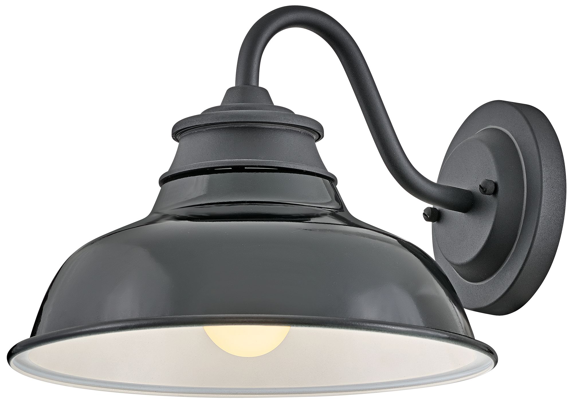 Wallace 9 1/2" High Museum Black LED Outdoor Barn Wall Light