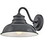 Wallace 9 1/2" High Museum Black LED Outdoor Barn Wall Light