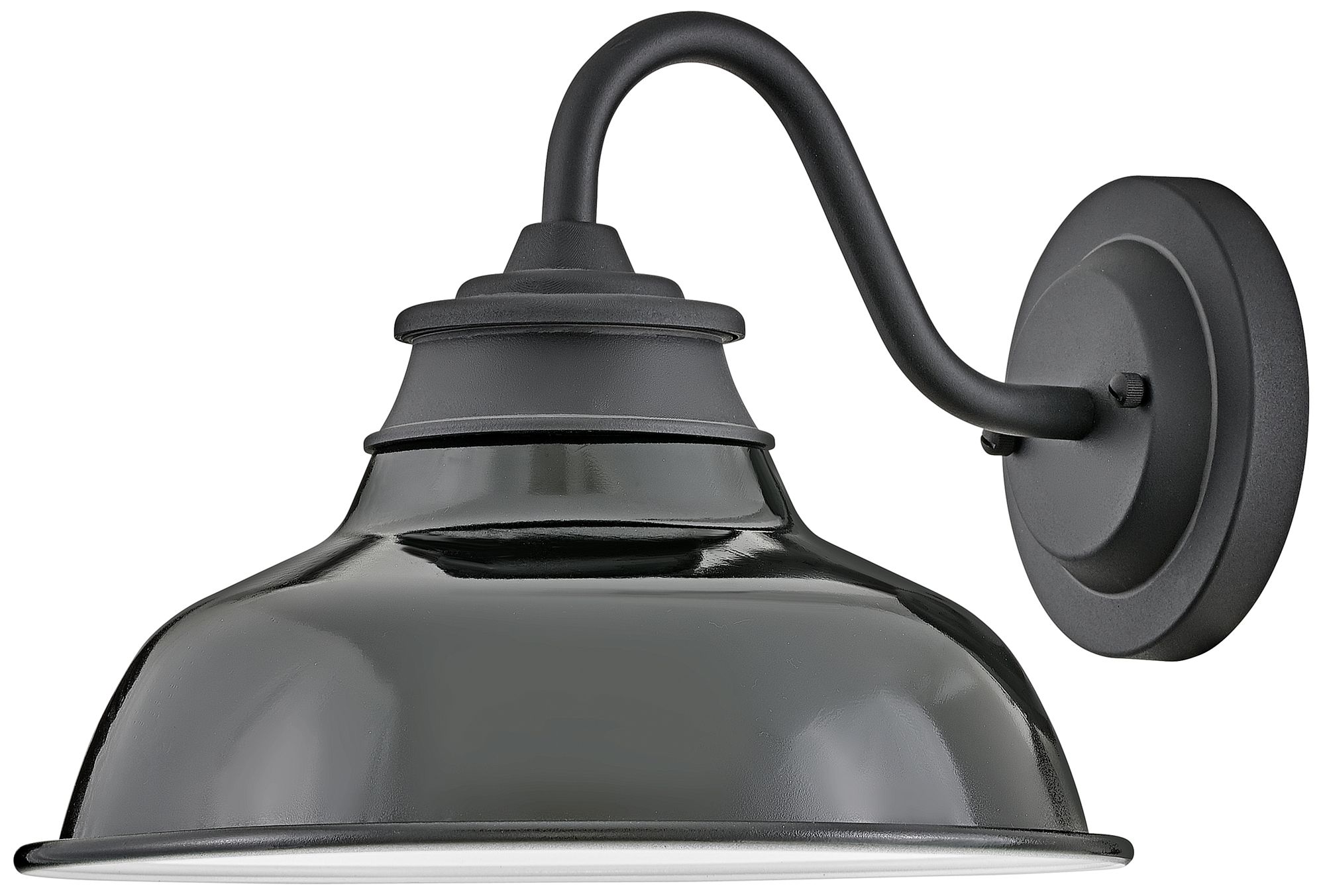 Wallace 9 1/2" High Museum Black LED Outdoor Barn Wall Light