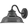 Wallace 9 1/2" High Museum Black LED Outdoor Barn Wall Light