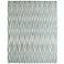 Wallace Chevron Hand Tufted Blue Area Rug 5' x 8'