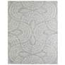 Wallace Floral & Botanical Hand Tufted Gray Area Rug 5' x 8'
