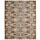 Wallace Medallion Hand Tufted Brown Area Rug 5' x 8'