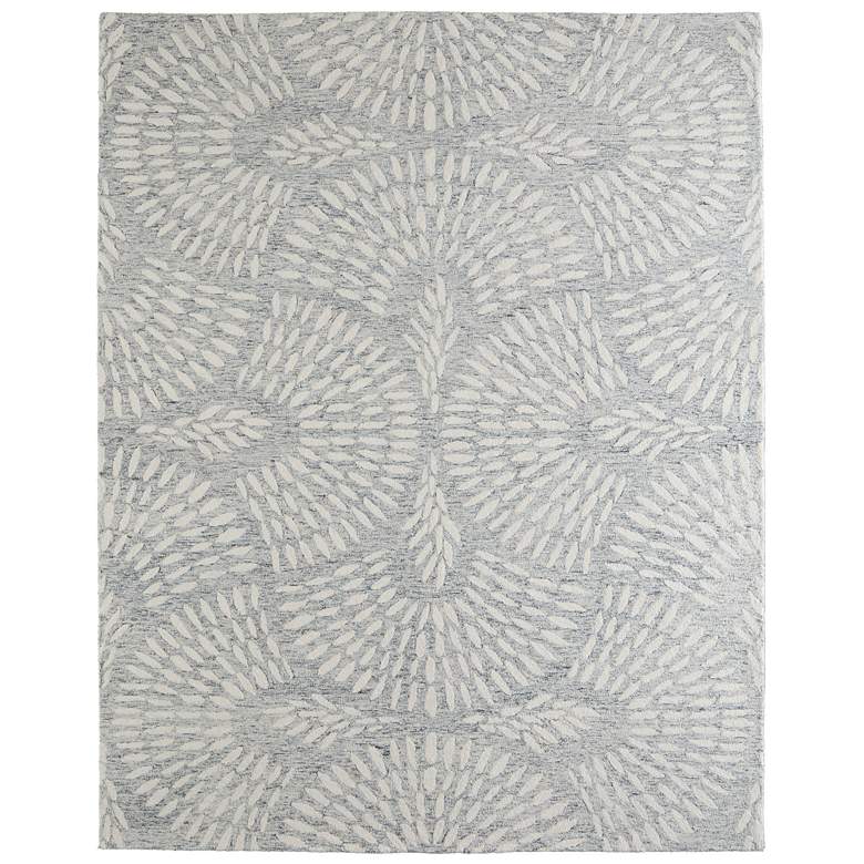Image 1 Wallace Modern Floral & Botanical Hand Tufted Gray Area Rug 8A38F