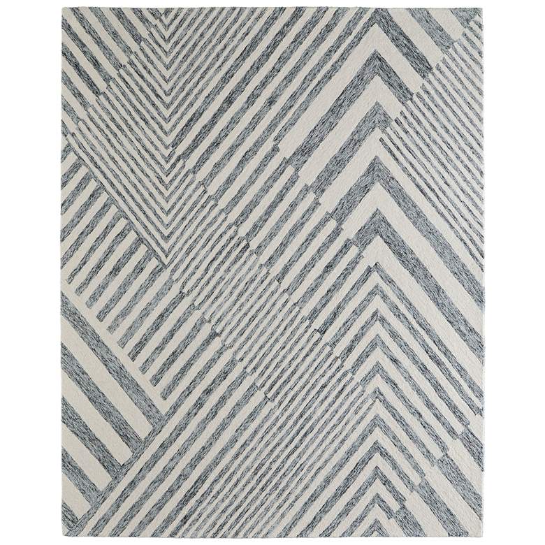 Image 1 Wallace Modern Geometric Hand Tufted Gray Area Rug 8A42F