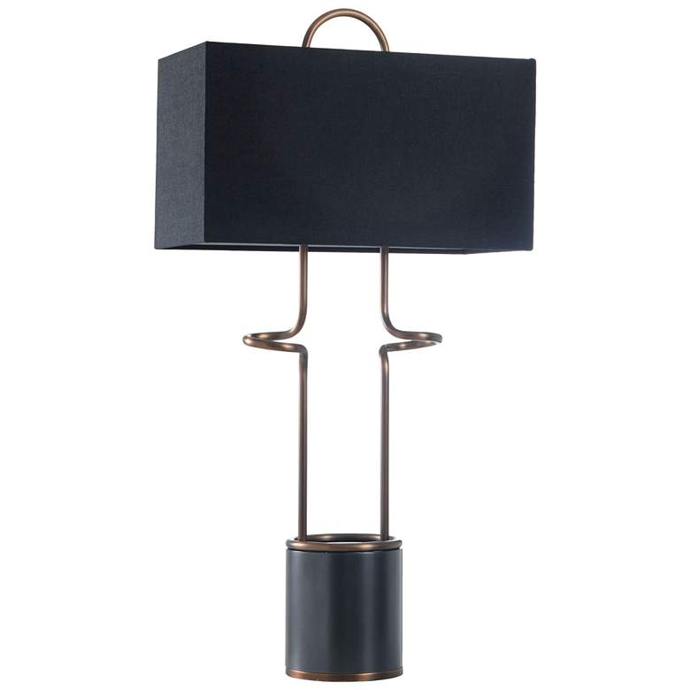 Image 1 Waller 45" High Brass Table Lamp