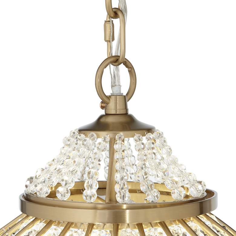 Wallingford 15&quot; Wide Soft Gold Crystal Chandelier more views