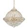 Wallingford 24" Wide Soft Gold and Crystal Chandelier