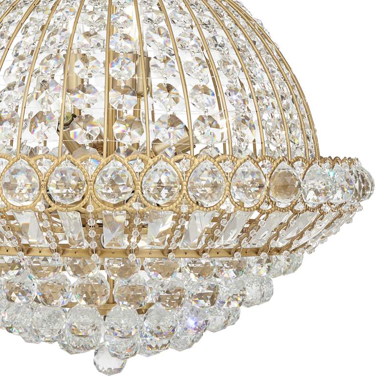Wallingford 24&quot; Wide Soft Gold and Crystal Chandelier more views
