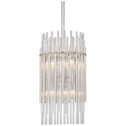 Wallis 10 1/2" Wide Polished Nickel Mini Pendant