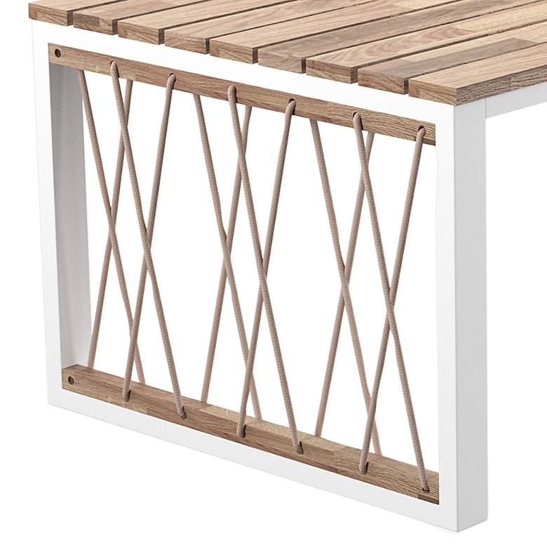 Image 4 Wallmond White and Natural 4-Piece Outdoor Conversation Set more views