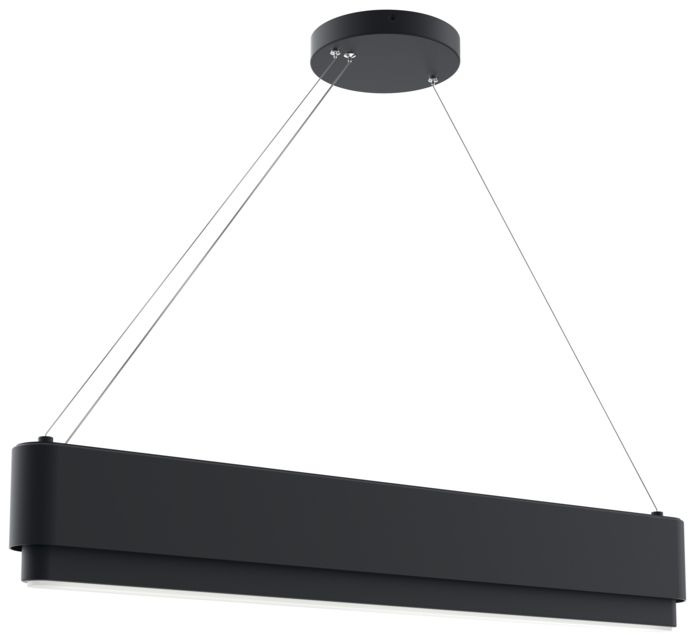 Image 2 Walman Matte Black Chandelier/Pendant
