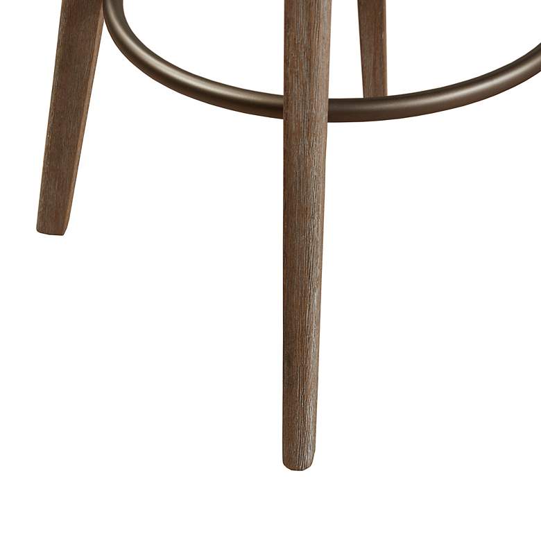 Image 4 Walsh 30" Sand Fabric Swivel Barrel Bar Stool more views