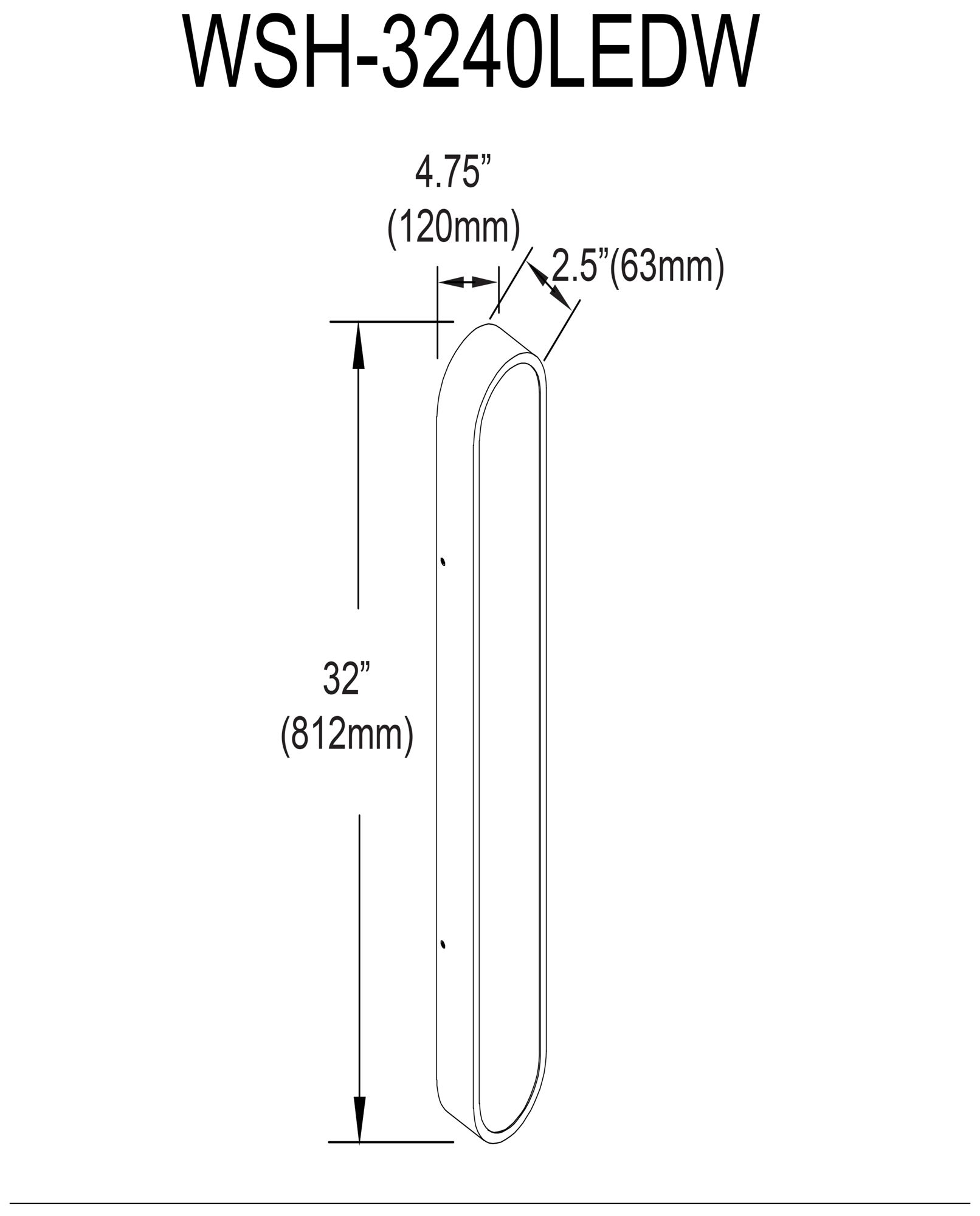 Image 3 Walsh 32" Wide Alabaster, Matte Black LED Wall Sconce more views