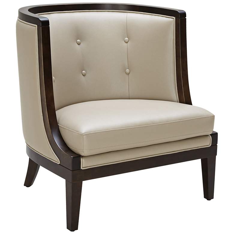 Image 1 Walters Taupe and Espresso Armchair
