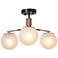 Wamitallis 3-Light Frosted Glass Ceiling Lights