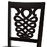 5_Wanda Dark Brown Wood 5-Piece Dining Table and Chair Set more views