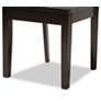 6_Wanda Dark Brown Wood 5-Piece Dining Table and Chair Set more views
