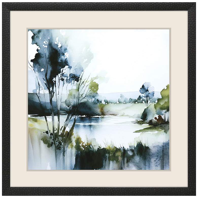Image 1 Wanderlust Calling 33"W x 33"H Framed Art