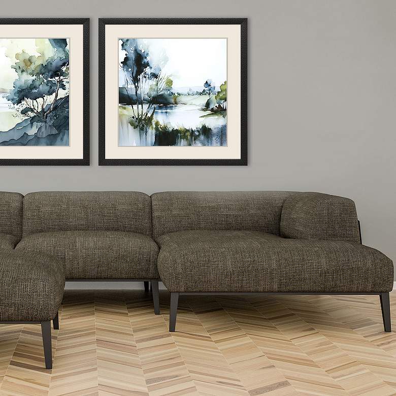 Image 4 Wanderlust Calling 33"W x 33"H Framed Art more views