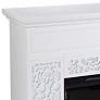 Wansford 45 3/4" Wide White LED Electric Fireplace 