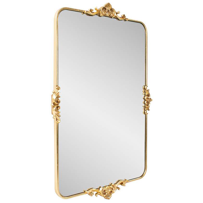 Image 5 Wanstead Park Gold 26" x 40" Rectangular Wall Mirror more views