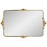 6_Wanstead Park Gold 26" x 40" Rectangular Wall Mirror more views
