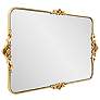 7_Wanstead Park Gold 26" x 40" Rectangular Wall Mirror more views