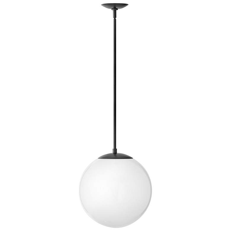 Image 1 Warby 13 1/2 inch Wide Black Pendant Light by Hinkley Lighting