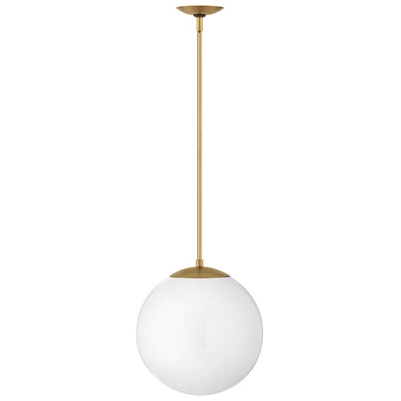 Image 1 Warby 13 1/2" Wide Brass Pendant Light by Hinkley Lighting
