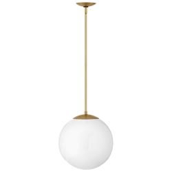 Warby 13 1/2&quot; Wide Brass Pendant Light by Hinkley Lighting