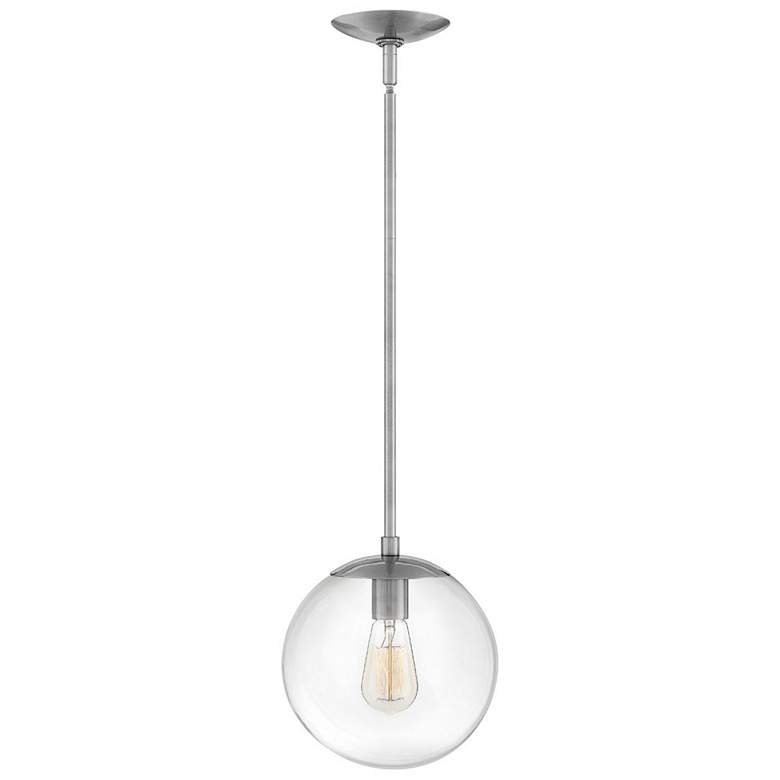 Image 1 Warby 9 1/2 inch Wide Silver Mini Pendant by Hinkley Lighting