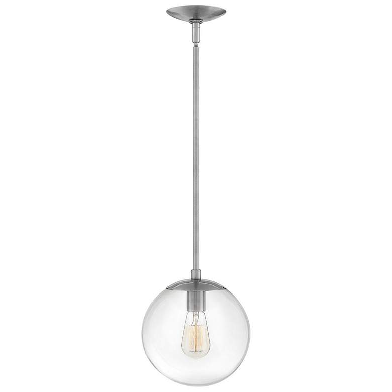 Image 1 Warby 9 1/2" Wide Silver Mini Pendant by Hinkley Lighting