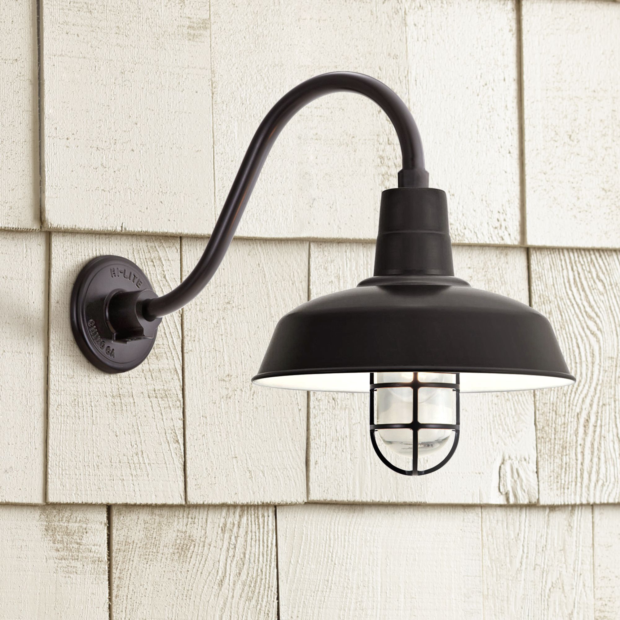 gooseneck barn sconce