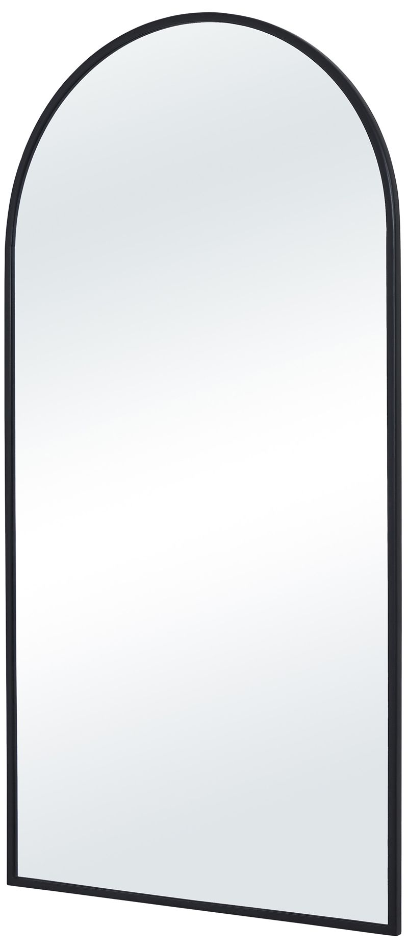 Image 4 Waren 40" H x 20" W Wall Mirror, Matte Black more views
