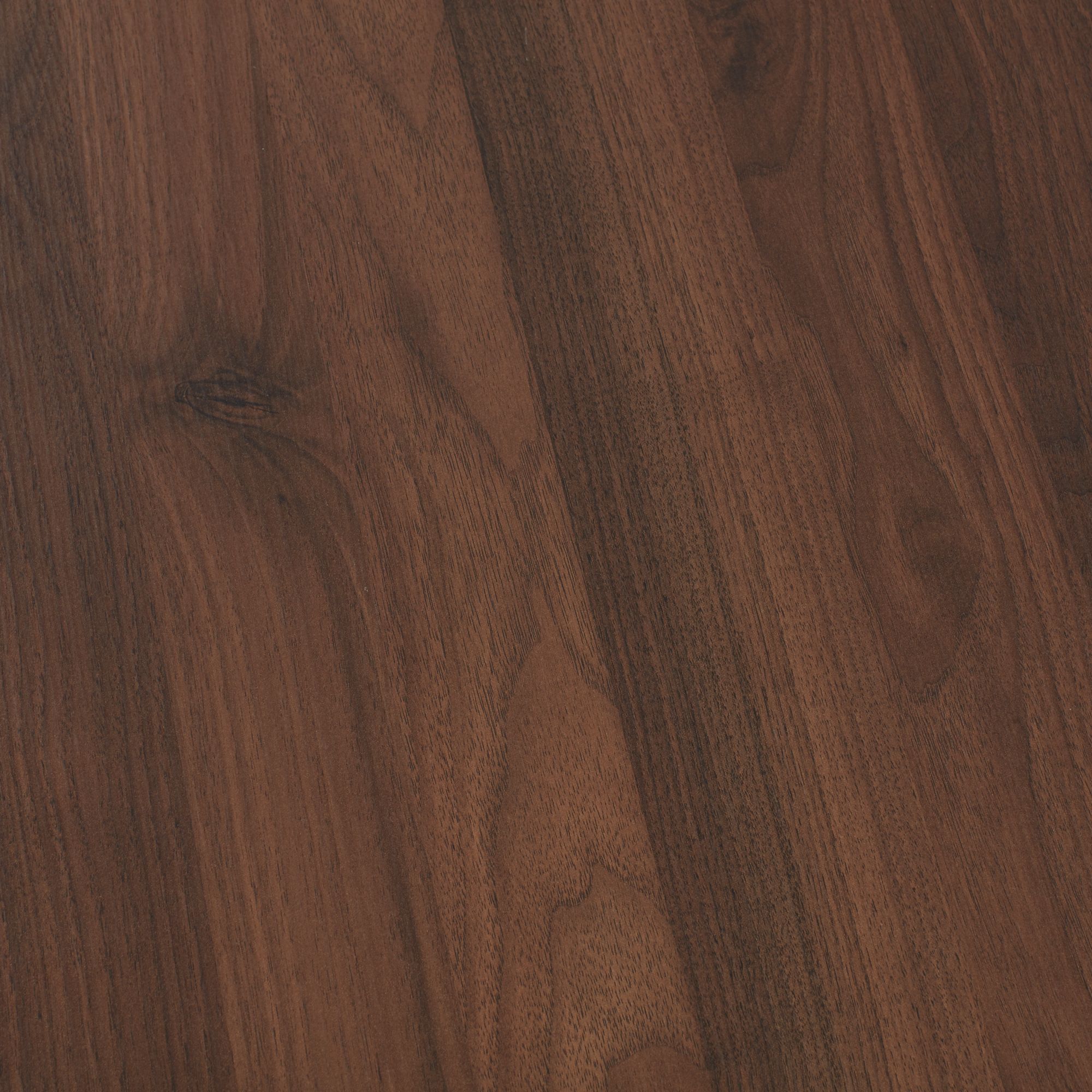 Warhol Modern Distressed Walnut 2-Leaf Extension Dining Table in scene